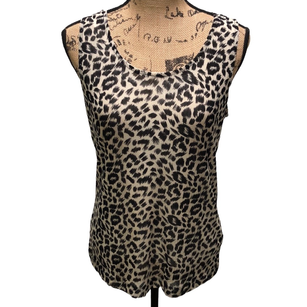 {Chico's} Cheetah Print Tank Top